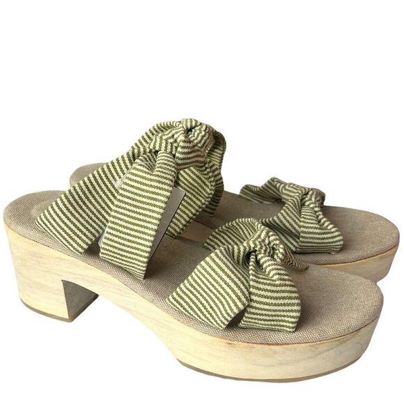 Atelier Sabot Paris Brigitte Wooden Platform Slides - Picture 9 of 13